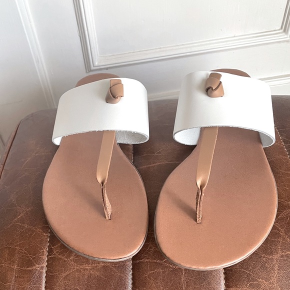 CL by Laundry White Thong Sandals - Picture 3 of 5